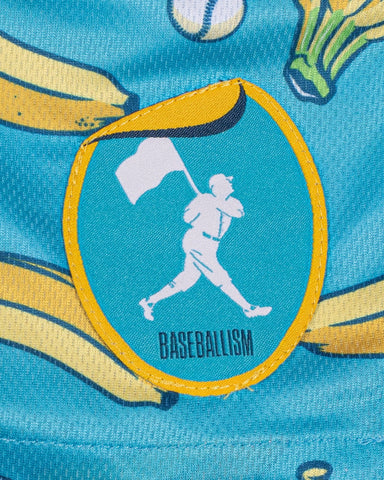 Baseballism | Bananas Peelin Good Diamond Air Mesh Shorts