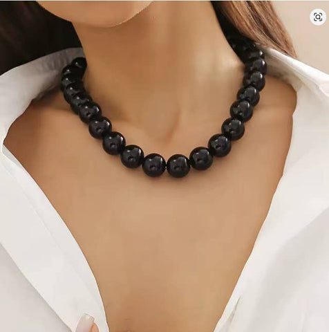 Boho Chunky Colorful Beaded Necklace