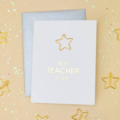 Best Teacher Ever Greeting Card