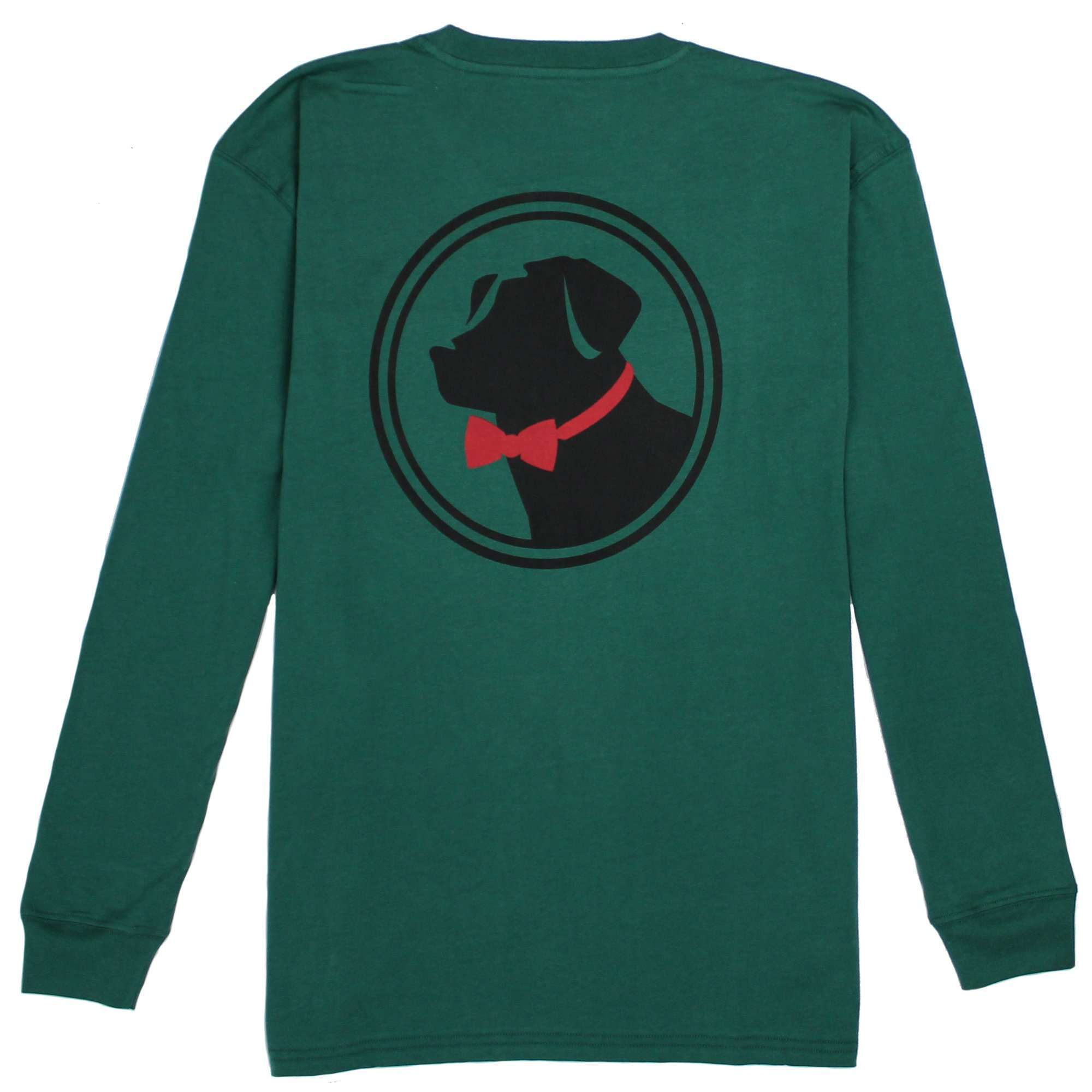Original Logo Long Sleeve Tee: Moss