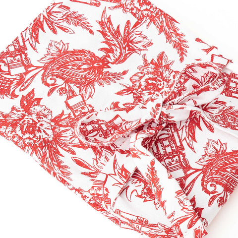 Nutcracker Toile Cotton Kitchen Apron