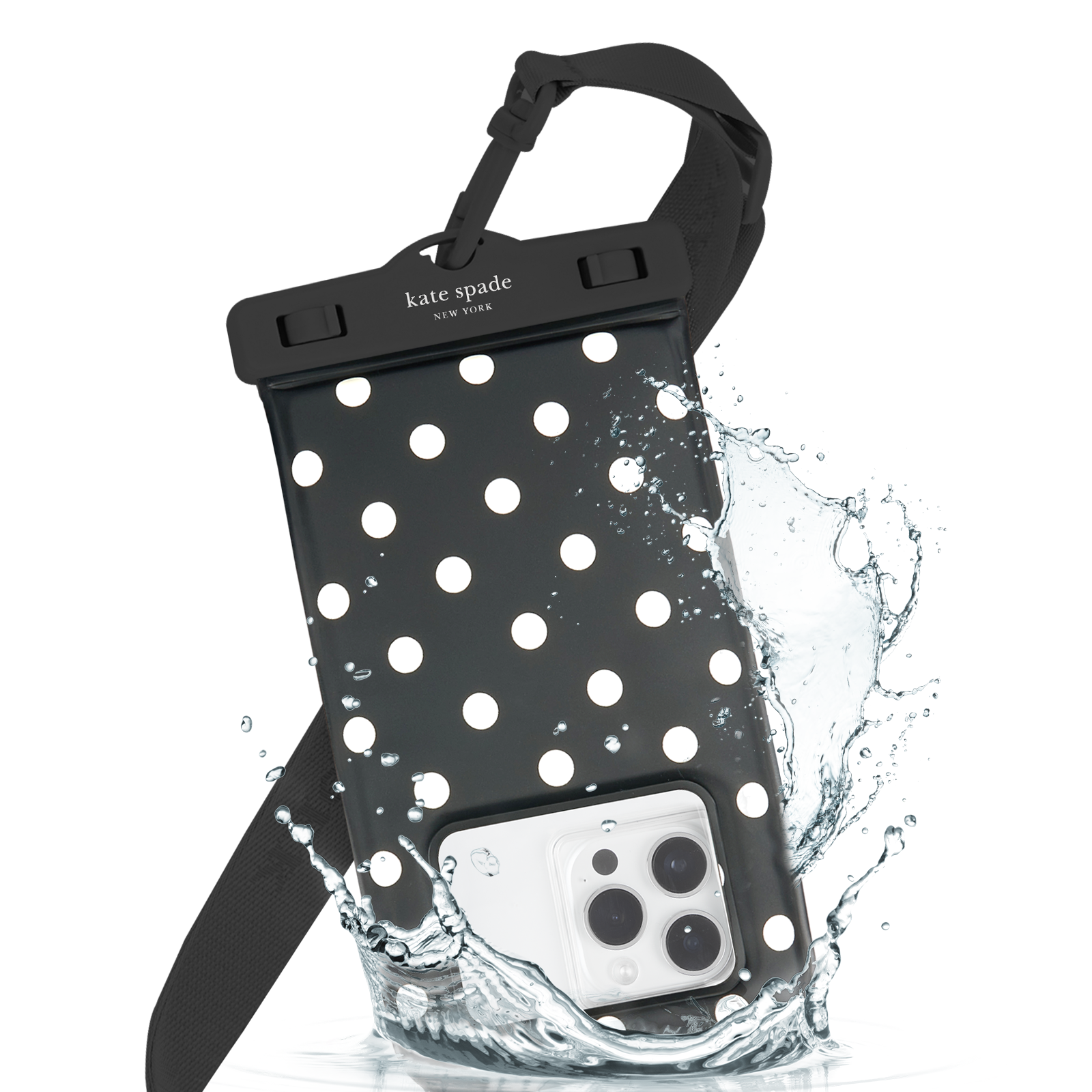 Kate Spade New York | Waterproof Pouch | Polka Dot