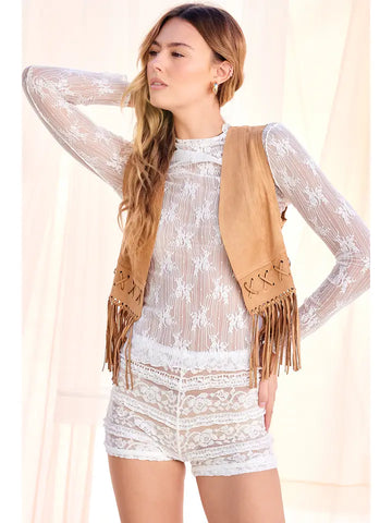 Sheer Lace Top