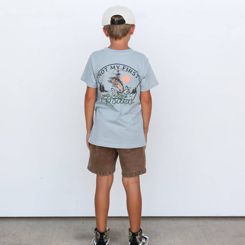 Not My First Rodeo Fishing Tee - Retro Trout Western Shirt