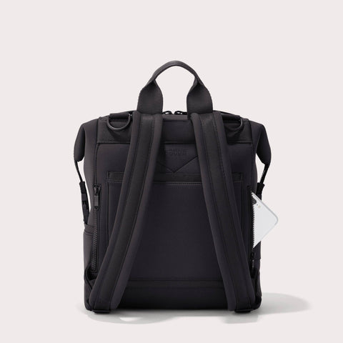 Indi Diaper Backpack in Onyx, Medium