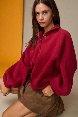 PT16060 - Piper Snap Button Collared Sweater