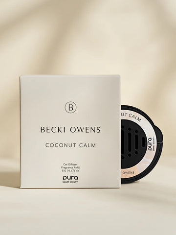 Pura | Becki Owens Coconut Calm Car Fragrance Refill
