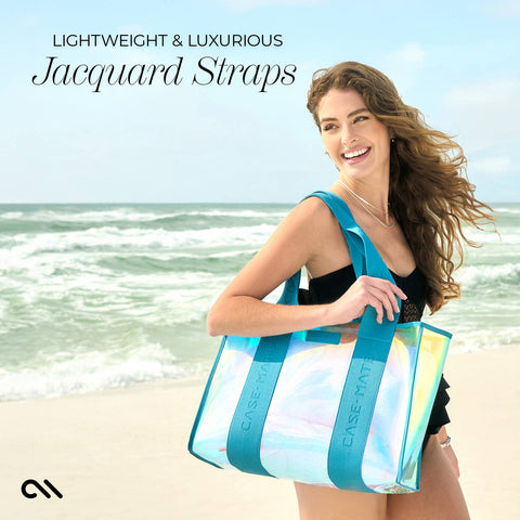 Case-Mate |  Soap Bubble Beach Tote Bag | Emerald Blue