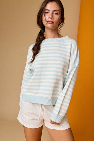 Striped Crewneck Sweater