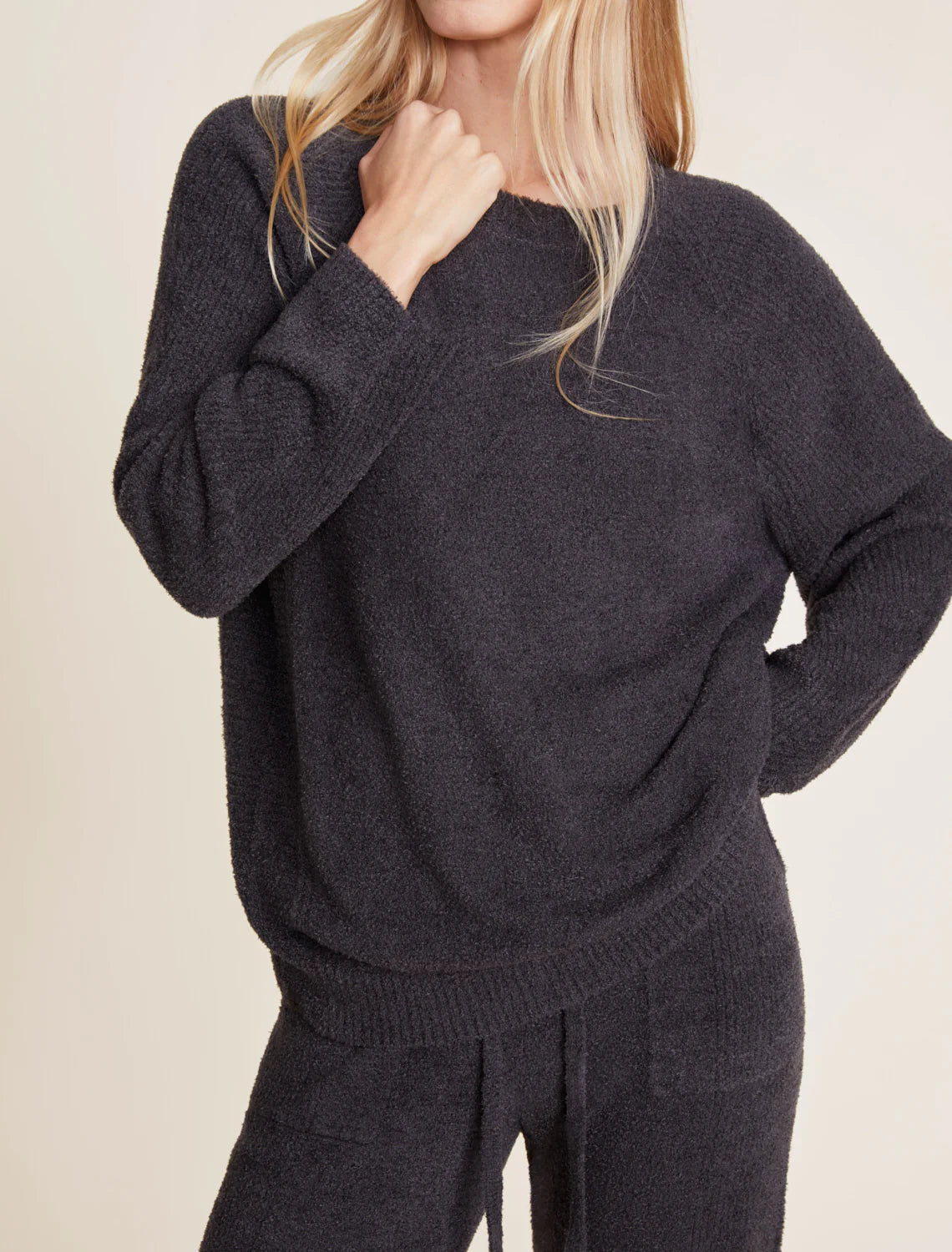 *Barefoot Dreams- CozyChic Lite Rib Blocked Pullover