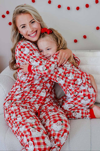 Christmas Bamboo Two-Piece Pajama Set | Cozy Claus