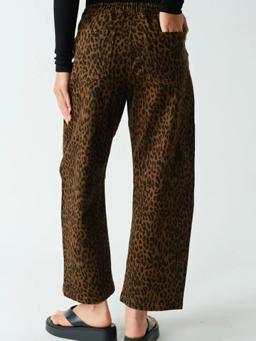 Leopard Wide Leg Pants