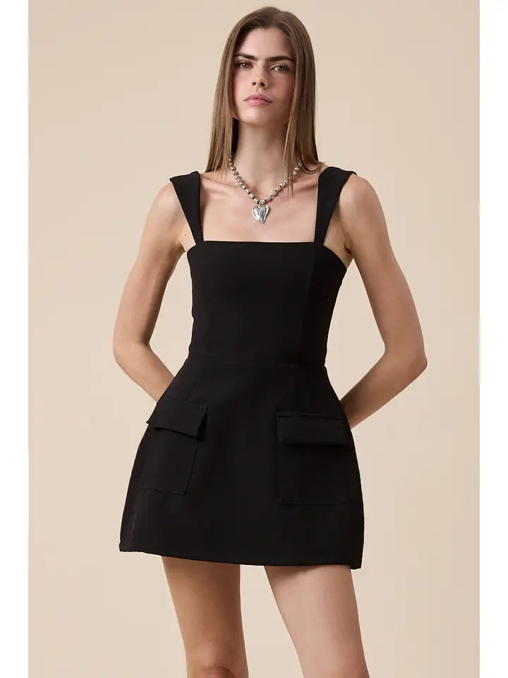 Mini Dress with Straps