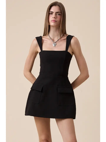 Mini Dress with Straps