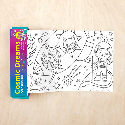 Cosmic Dreams Coloring Roll