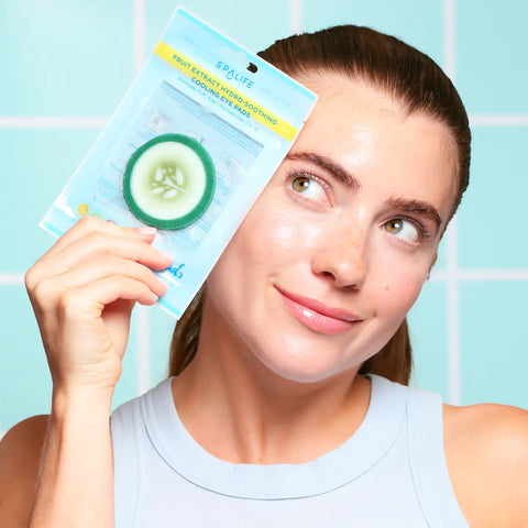 Cucumber hydro-soothing spa cooling eye pads
