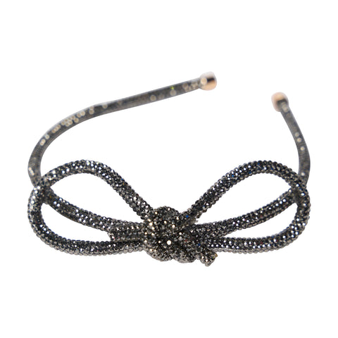 Rhinestone Bow Headband