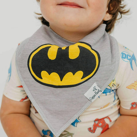 4 Pack Baby Bandana Bibs - Justice League