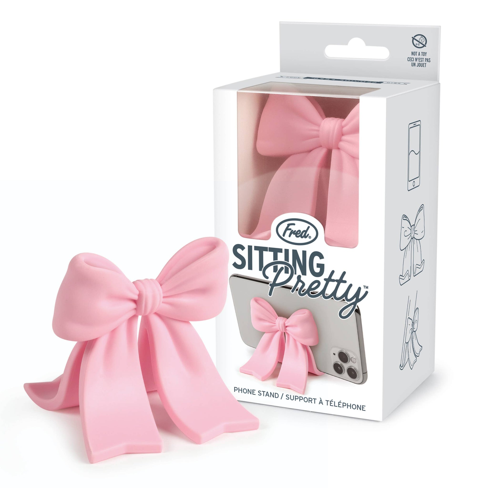 SITTING PRETTY Bow Phone Stand