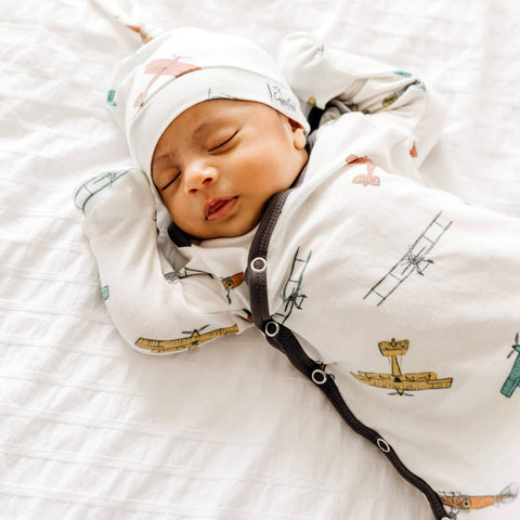 Newborn Knotted Gown - Ace