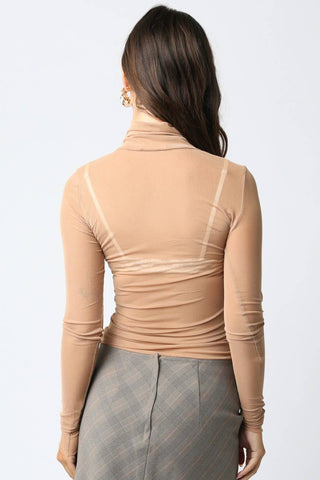 Olivaceous | Ivy Mesh Top