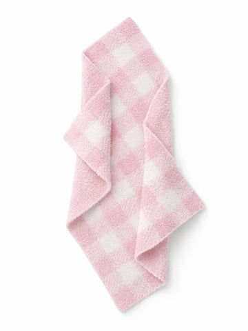 Phufy® Bliss Gingham Mini Blanket, Petal Pink