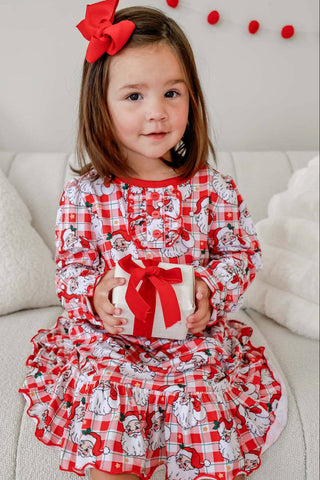 Girls' Christmas Nightgown | Cozy Claus