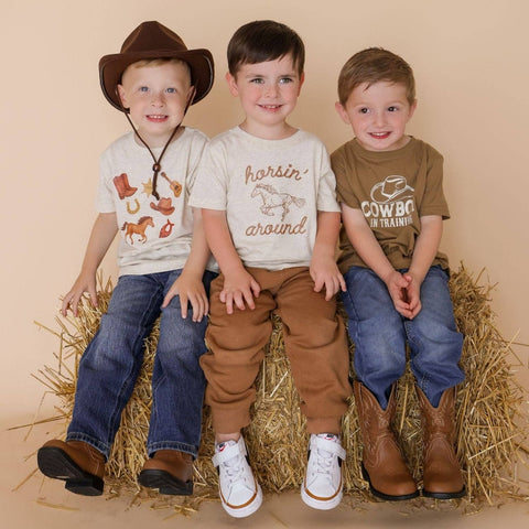 Cowboy In Training Western Short Sleeve T-Shirt