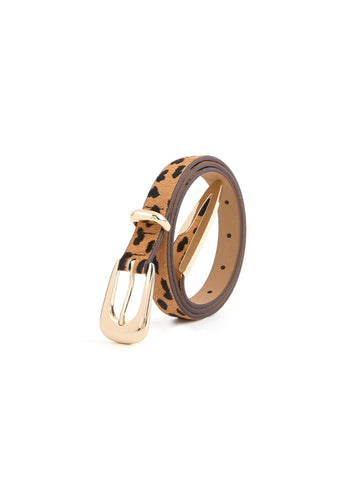 Cheetah Liquid Metal Western Belt