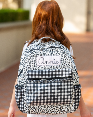 Girls Leopard Backpack
