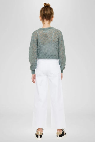Kancan | High Rise Youth Crop Wide Leg