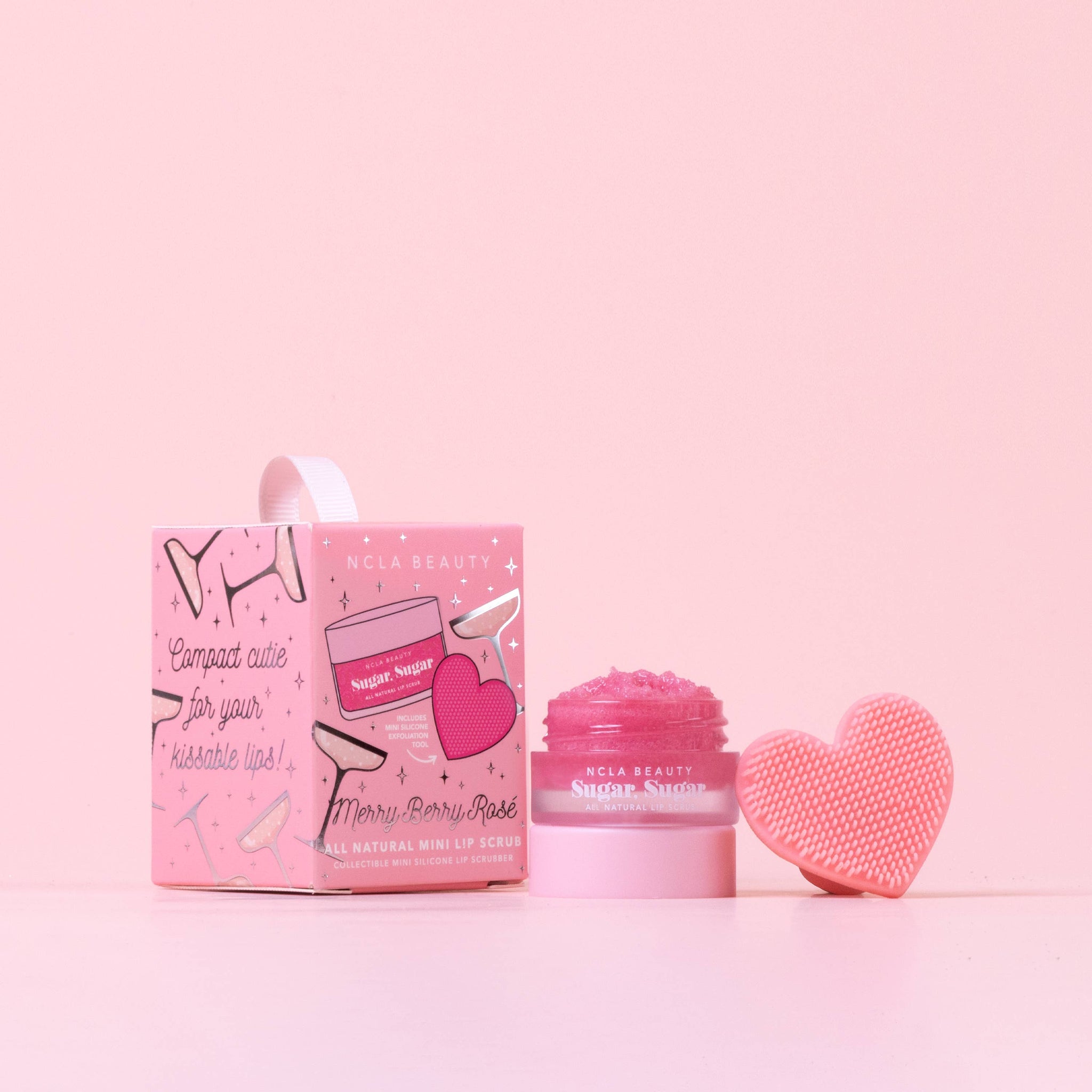 NCLA | Merry Berry Rose Lip Scrub Gift Set
