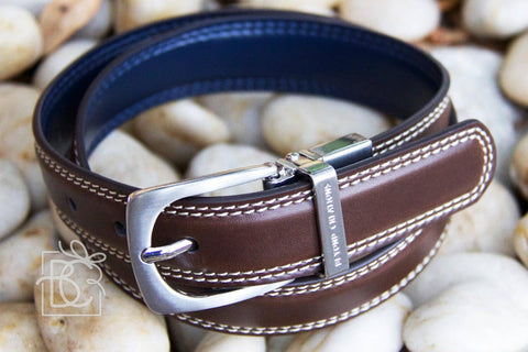 REVERSIBLE LEATHER BELT