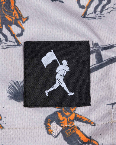 Baseballism Bullpen Diamond Air Mesh Shorts (Tan) - Youth