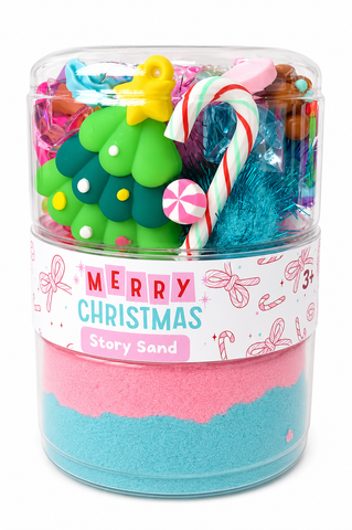 Candy Land Christmas Sand Jar 
