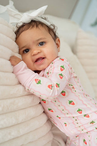 Boosh Baby | Strawberry Stripe Zippy