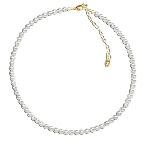 Sterling Silver Pearl Necklace