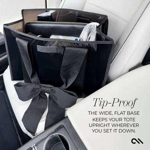 Case-Mate | Midnight Black Bow Jelly Tote Bag