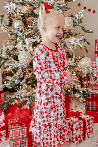 Girls' Christmas Nightgown | Cozy Claus