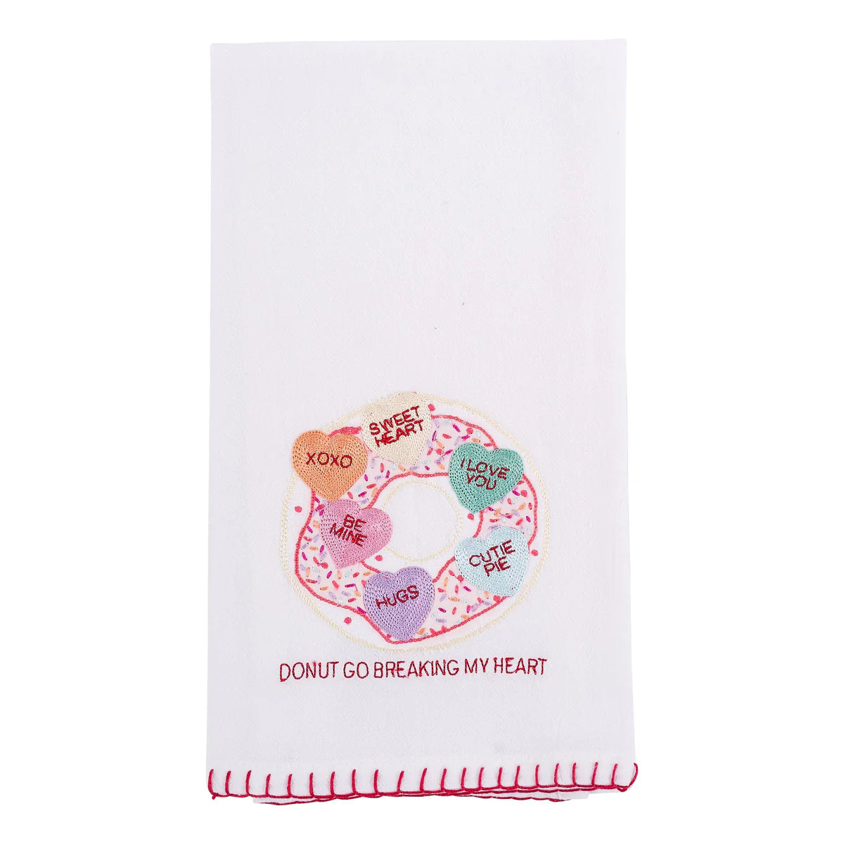Glory Haus | Donut Go Breaking My Heart Tea Towel