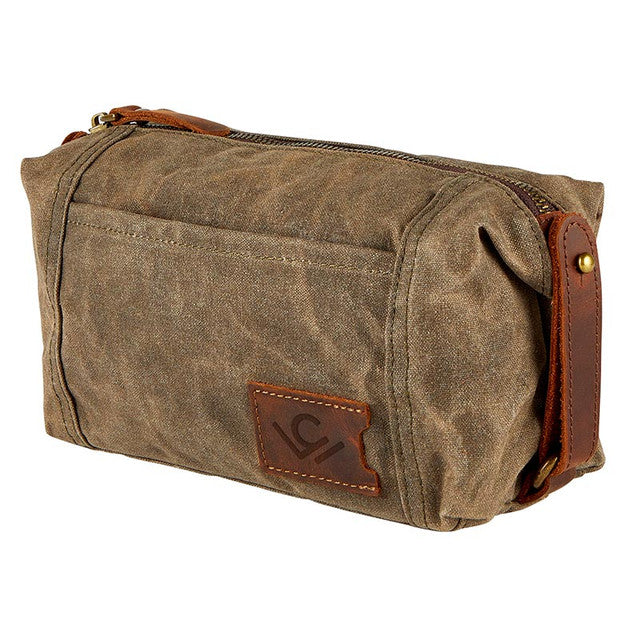 CW | Waxed Canvas Dopp Kit Bag