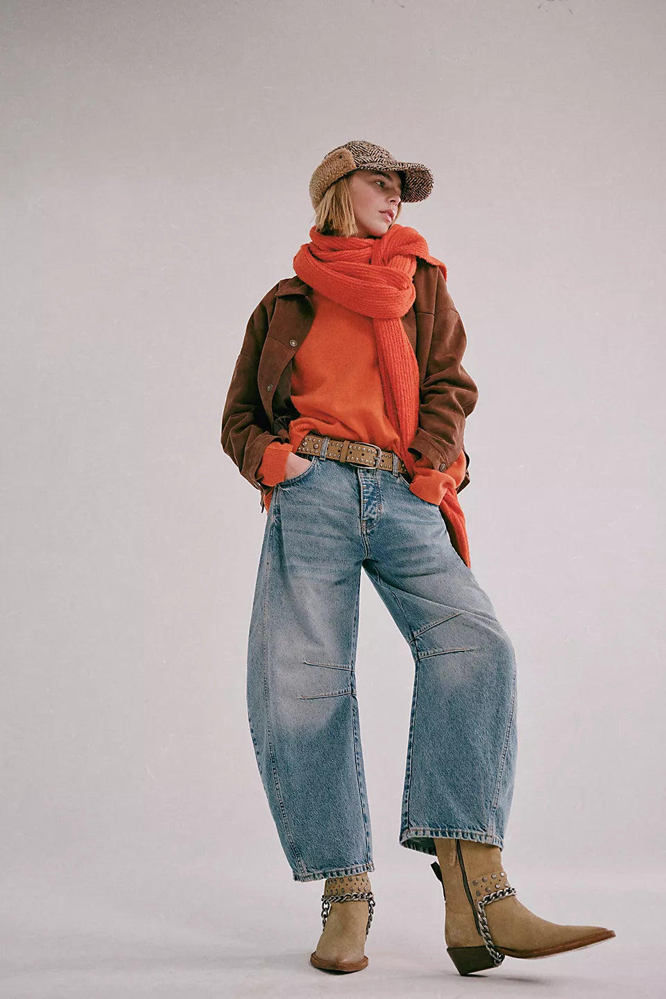 Free People | Good Luck Mid Rise Barrel Jeans