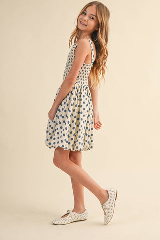 Tween Girls Smocked Bubble Dress