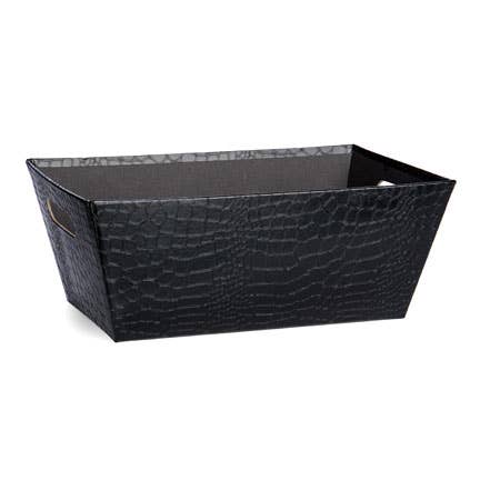 Black Croc Paperboard Market Tray