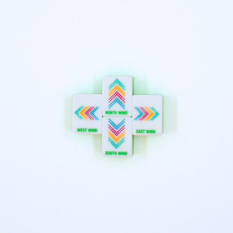 Crystal Confetti Lemon-Lime | Mahjong with a Sprinkle of Color and Joy