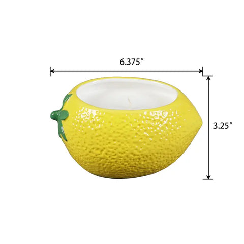 Lemon Ceramic Candle