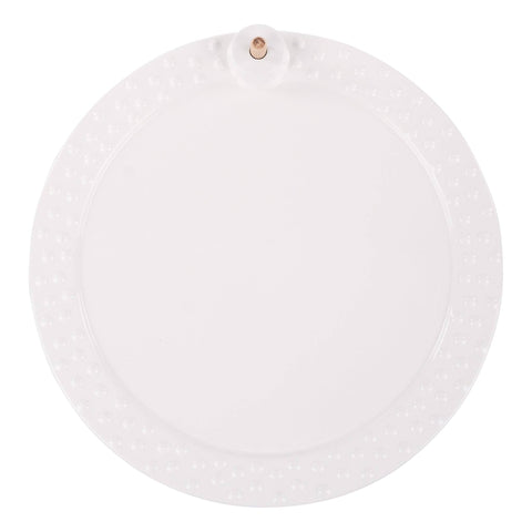 Glory Haus | White Round Platter