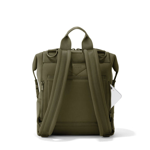 Indi Diaper Backpack in Dark Moss, Medium