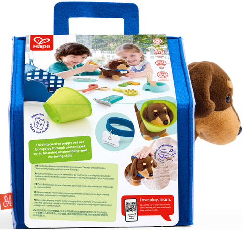Pretend Play Puppy Vet Set with Carrier & Accessories