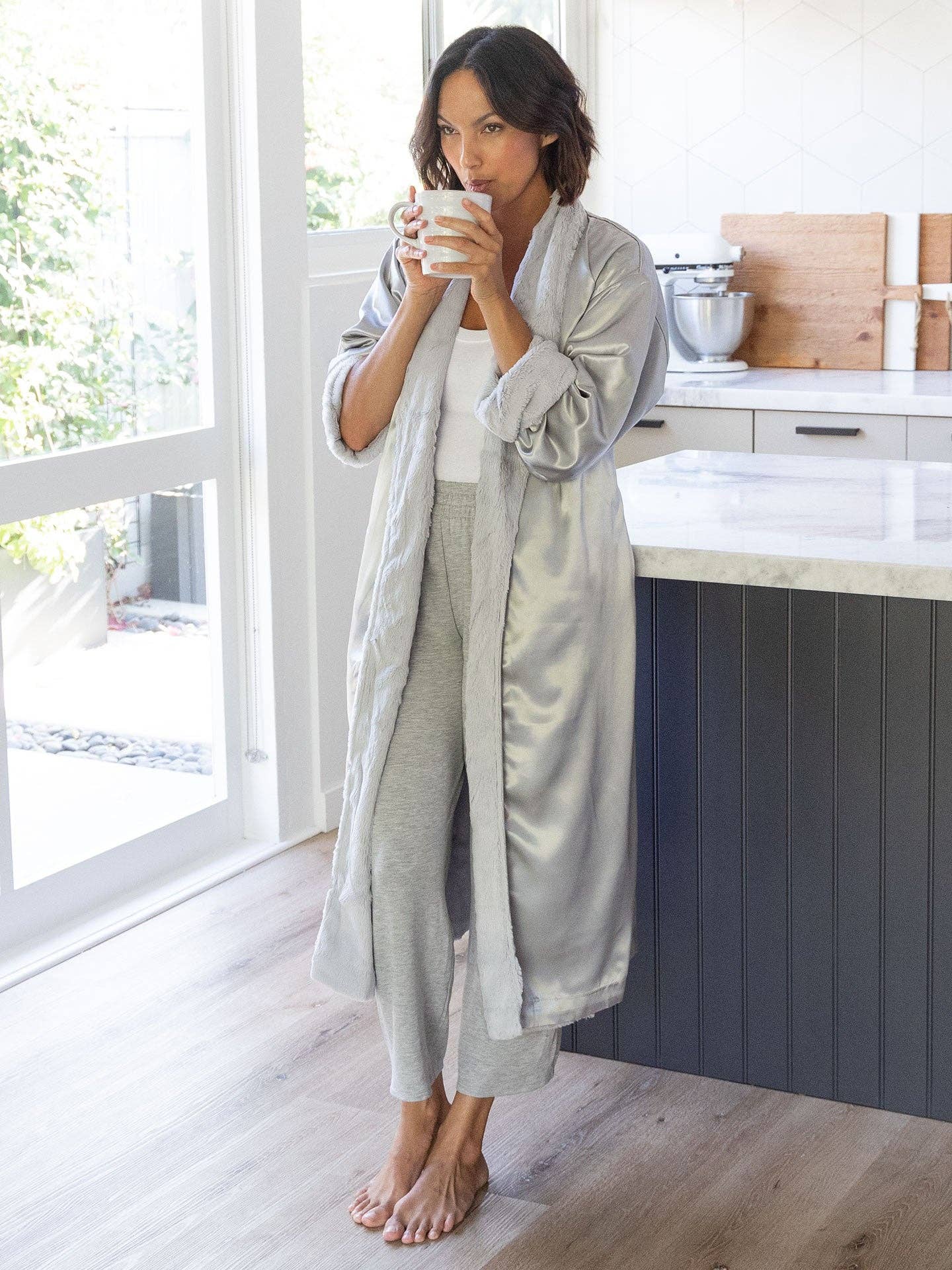 Little Giraffe | Luxe™ Satin Robe